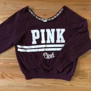 Victoria’s Secret PINK Maroon Crewneck